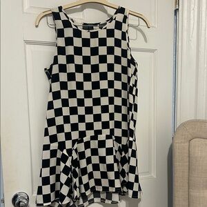 Forever 21 Monochrome Checkered Dress